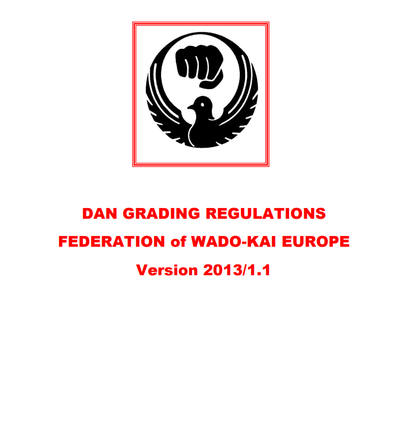 DAN GRADING REGULATIONS