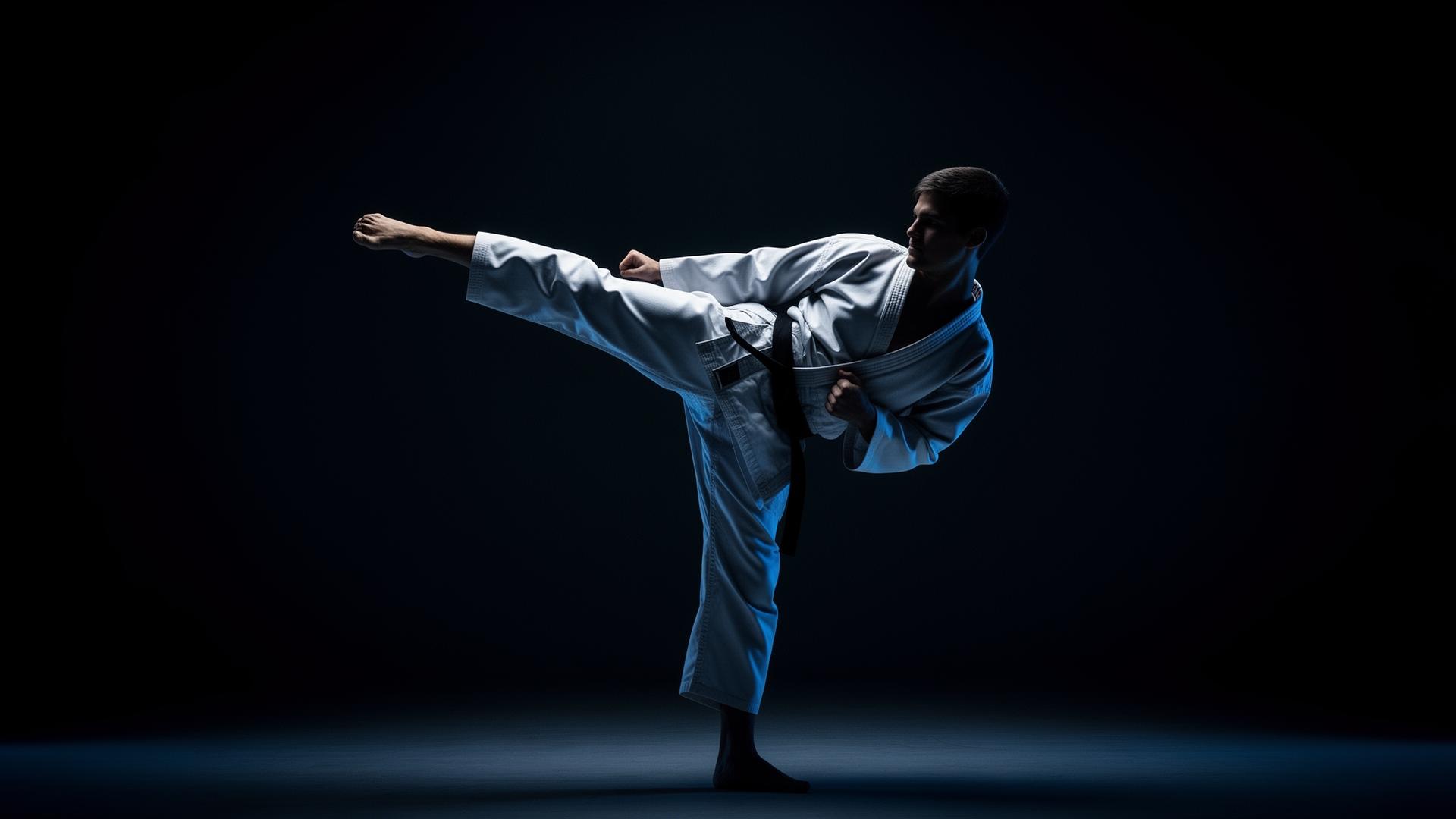 Karate practitioner